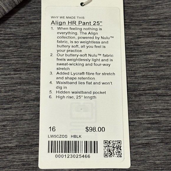 Lululemon Gray Leggings - Picture 2 of 2